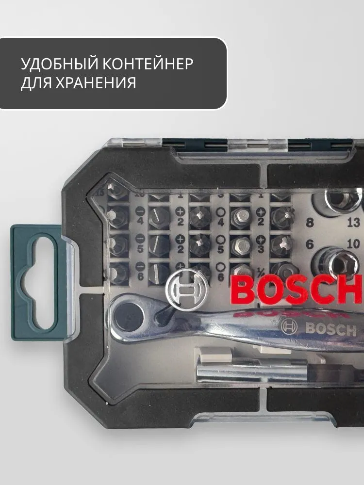 Доставка из Китая: Набор отверток BOSCH 26 предметов через компанию ПЭК Гуанчжоу