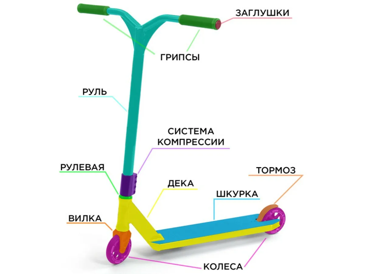 Самокат доставка с ПЭК Гуанчжоу из Китая.