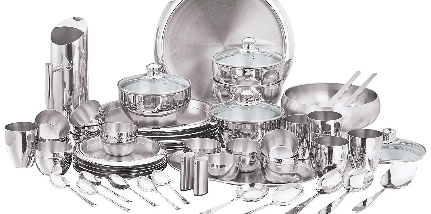 Доставка из Китая металлической посуды из нержавеющей стали для общепита через ПЭК Гуанчжоу