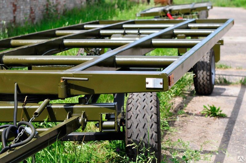 Прицеп-платформа-шасси тракторный из Китая поставка с ПЭК Гуанчжоу в Россию