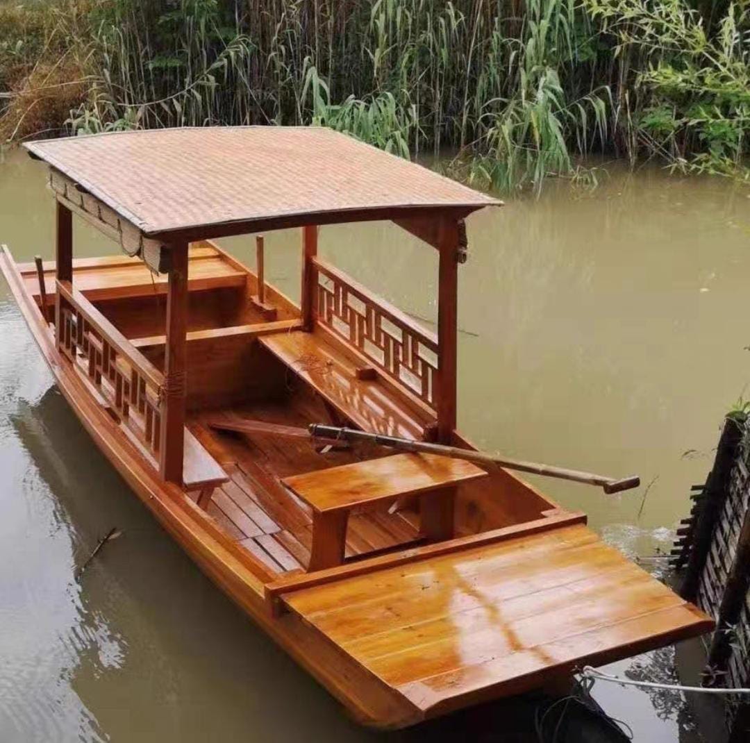 Деревянная прогулочная лодка - идея для бизнеса с доставкой из Китая в Россию