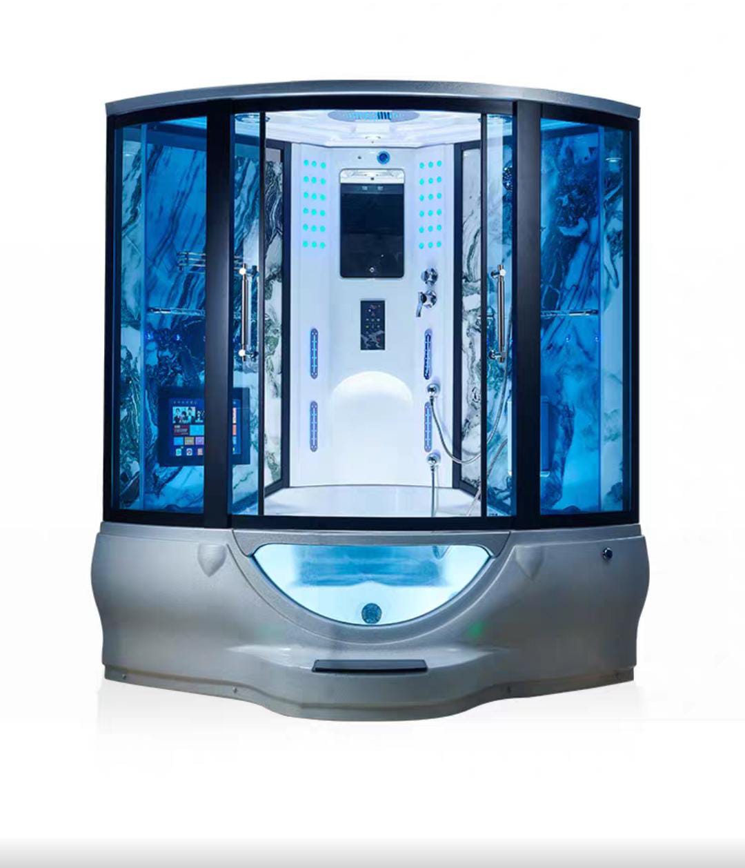 Многофункциональная душевая кабина с доставкой из Китая в Россию