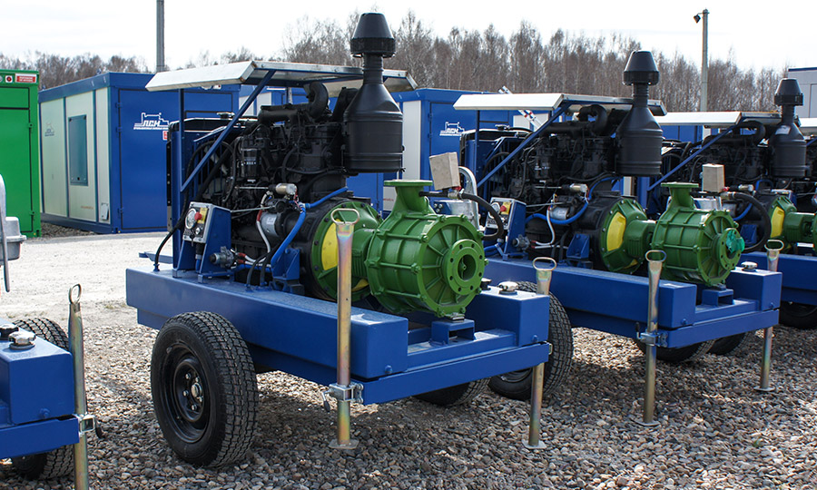 Дизельная насосная станция / установка для орошения из Китая поставка с ПЭК Гуанчжоу в Россию