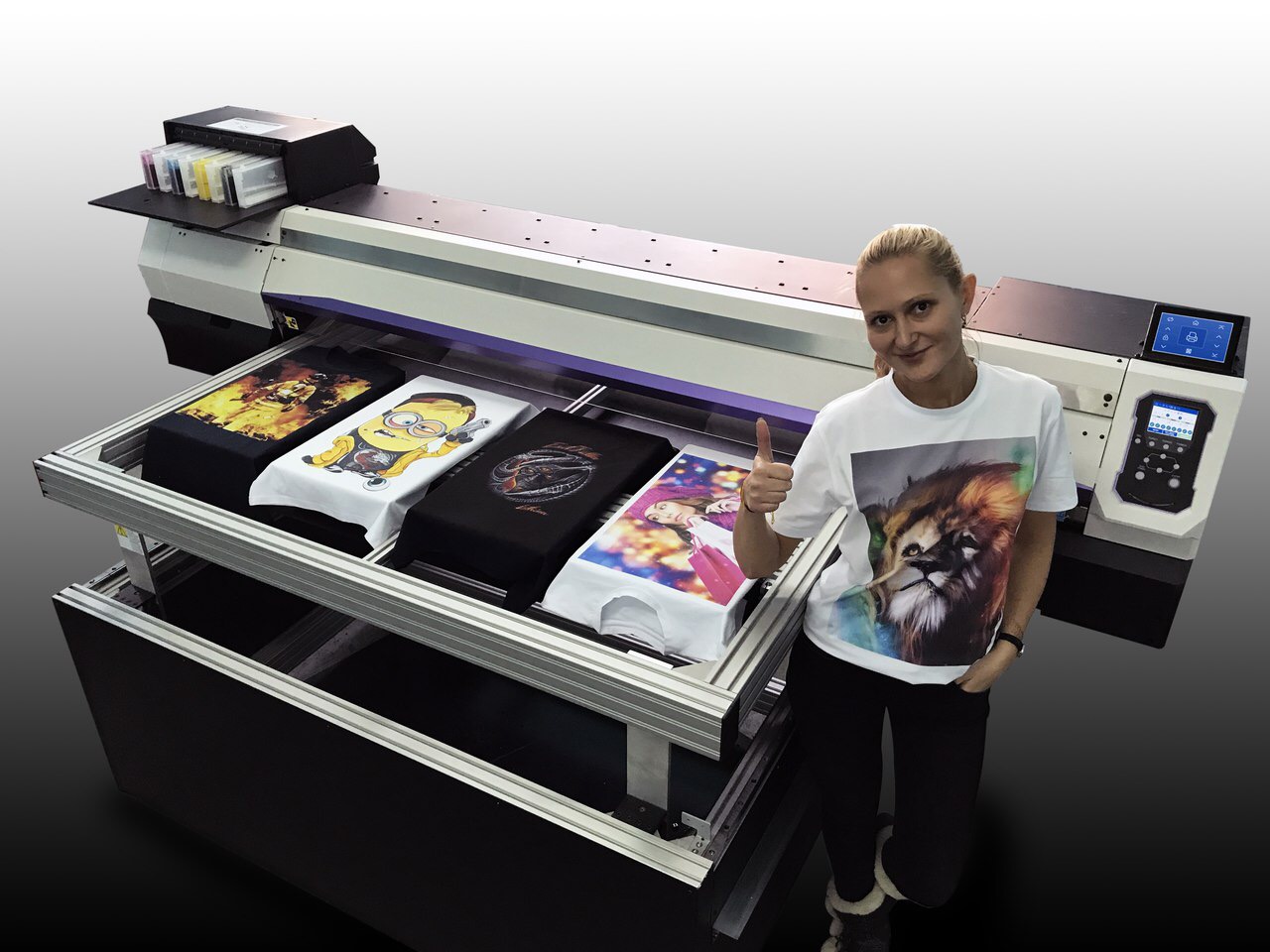 Доставка из Китая принтера для печати на одежде через ПЭК