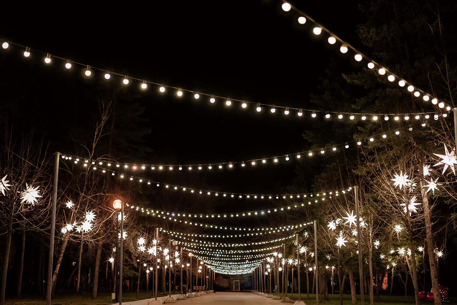 Уличные гирлянды с доставкой из Китая в Россию