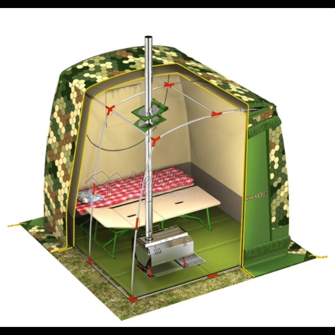 Зимняя палатка с печкой с доставкой из Китая