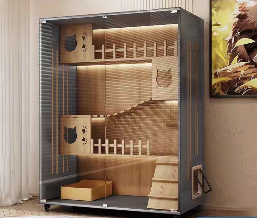 Клетка-витрина для кошек с доставкой из Китая в Россию