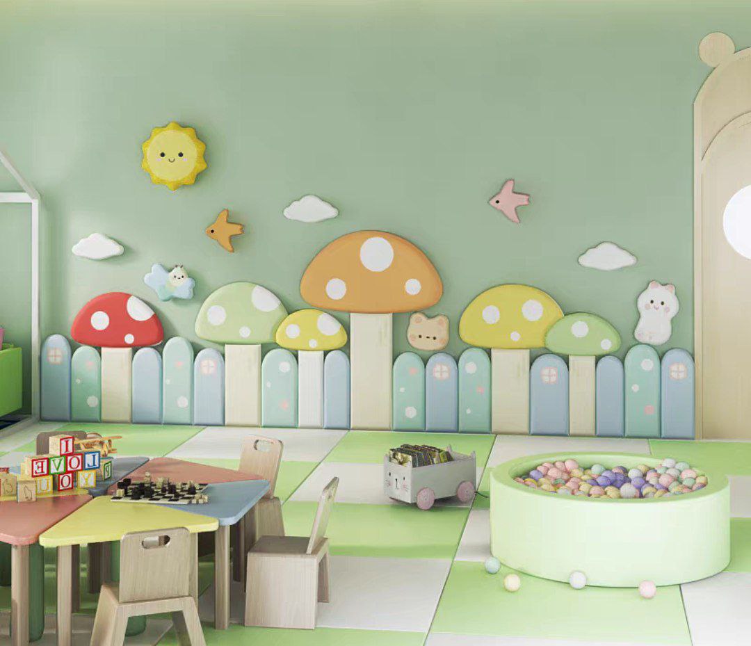 Мягкие стеновые  панели для оформления детской комнаты с доставкой из Китая в Россию