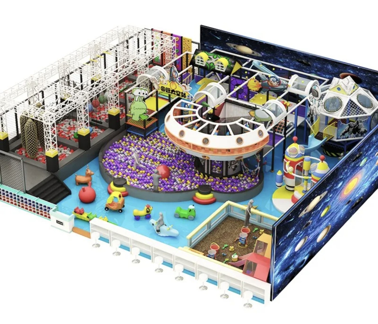 Доставка крытых аттракционов из Китая в Россию