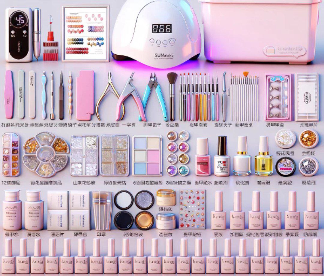 Полный набор товаров для маникюра с доставкой из Китая в Россию