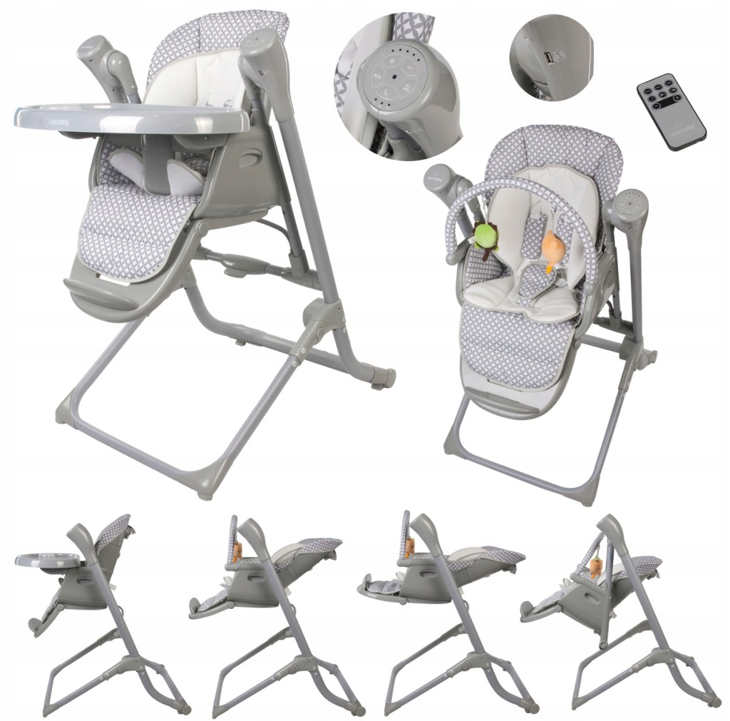 Электрошезлонг 3 в1  для новорожденных из Китая поставка с ПЭК Гуанчжоу в Россию  