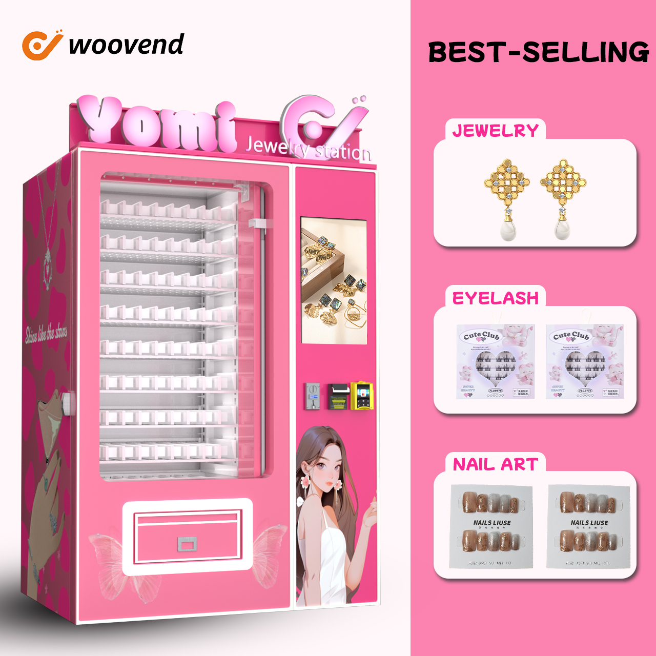  Торговый автомат с сенсорным экраном доставка из Китая в Россию 