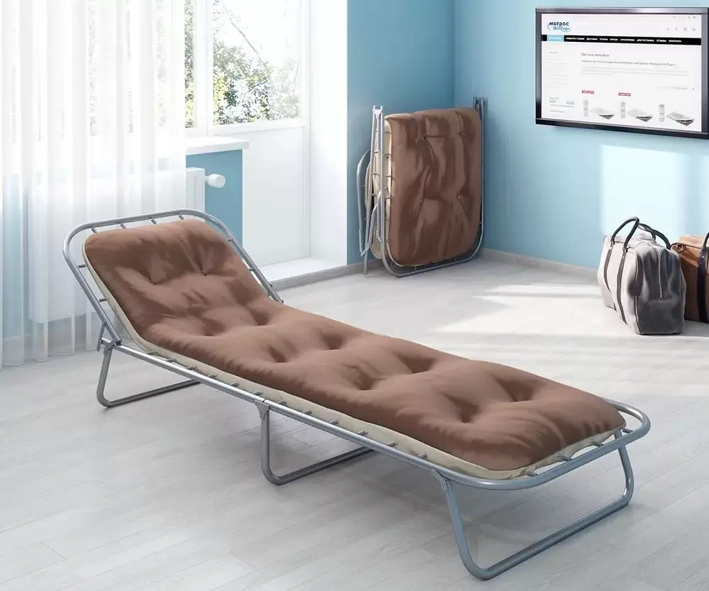 Раскладушка с матрасом доставка с ПЭК Гуанчжоу из Китая в Россию