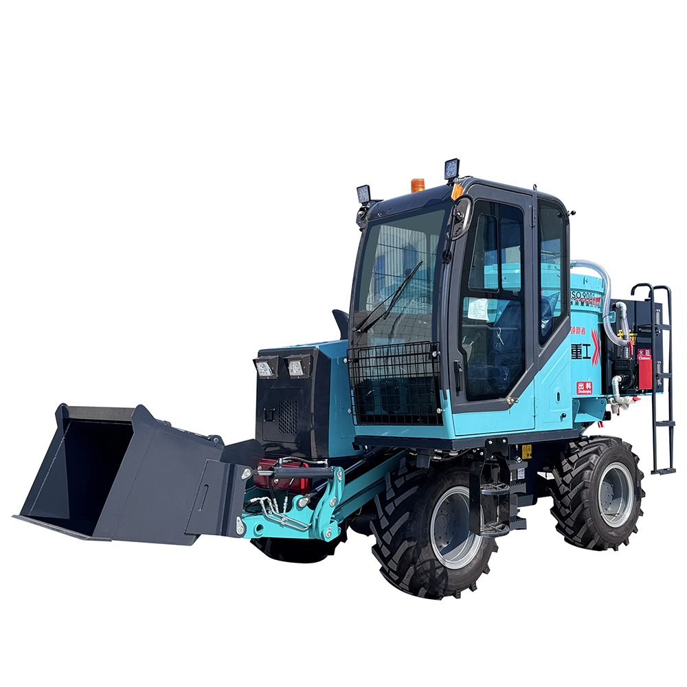 Доставка малогабаритного самозагружающегося бетоносмесителя из Китая в Россию