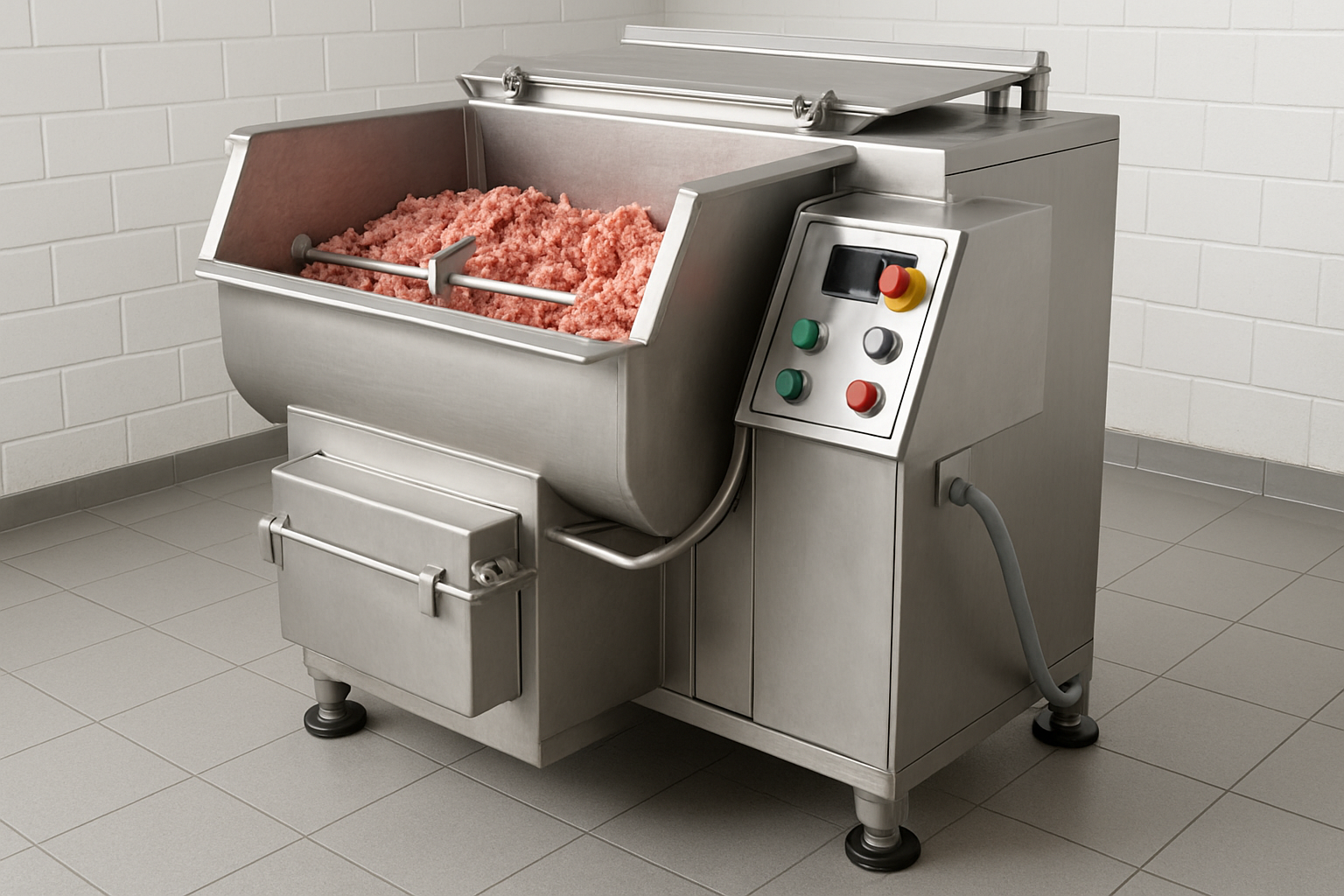 Фаршемесы промышленные  поставка из Китая с ПЭК Гуанчжоу в Россию