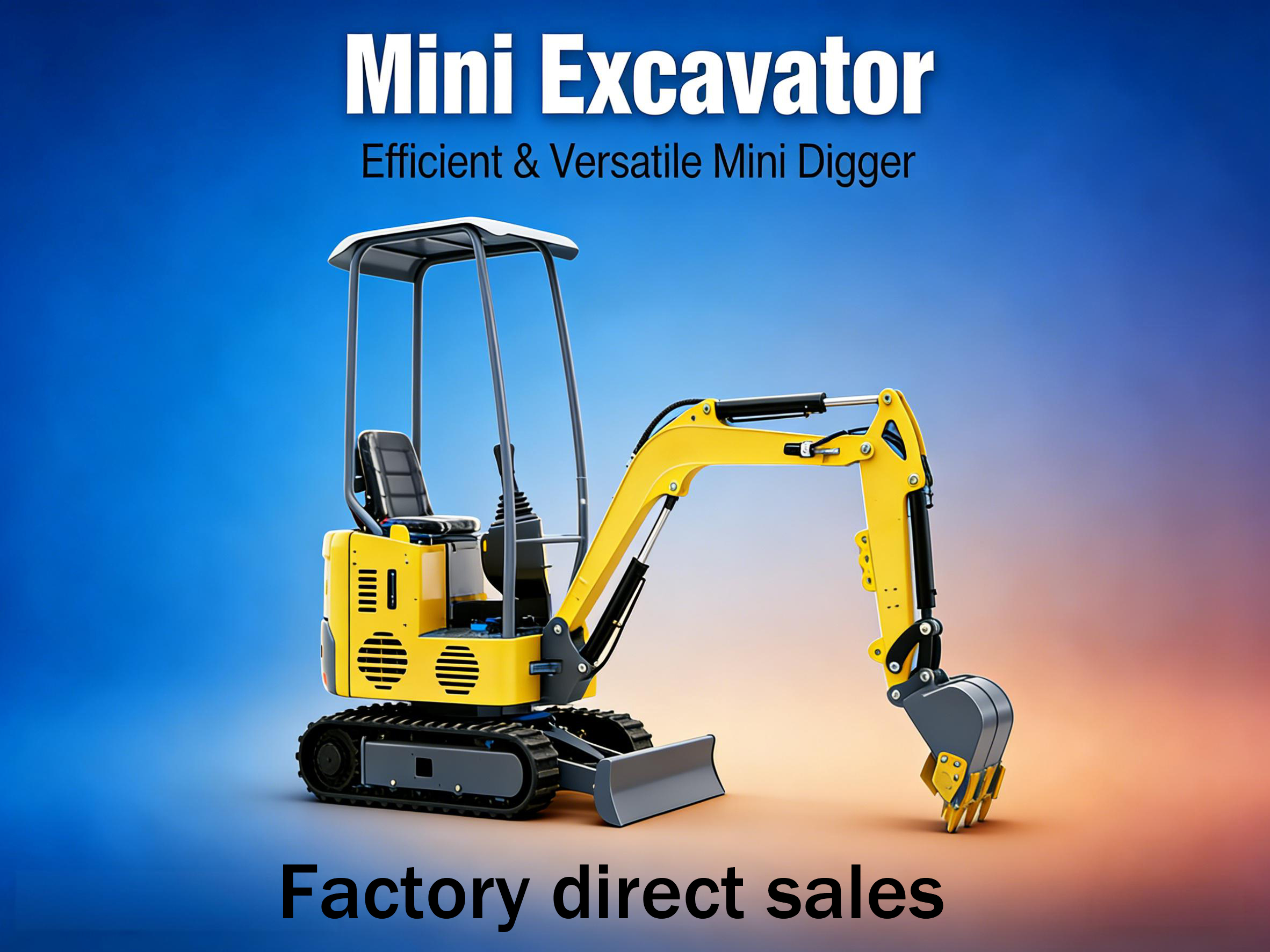 Доставка гидравлического мини-экскаватора из Китая в Россию 