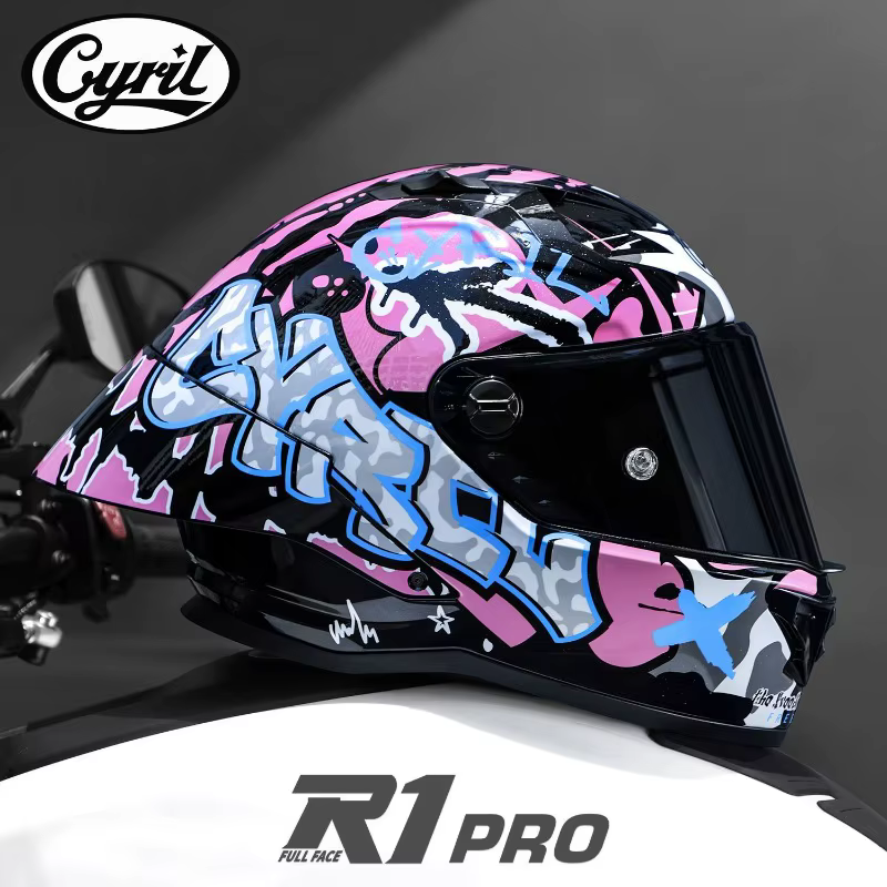 Мотошлем CYRIL R1-PRO с магнитной линзой поставка с ПЭК Гуанчжоу в Россию из Китая