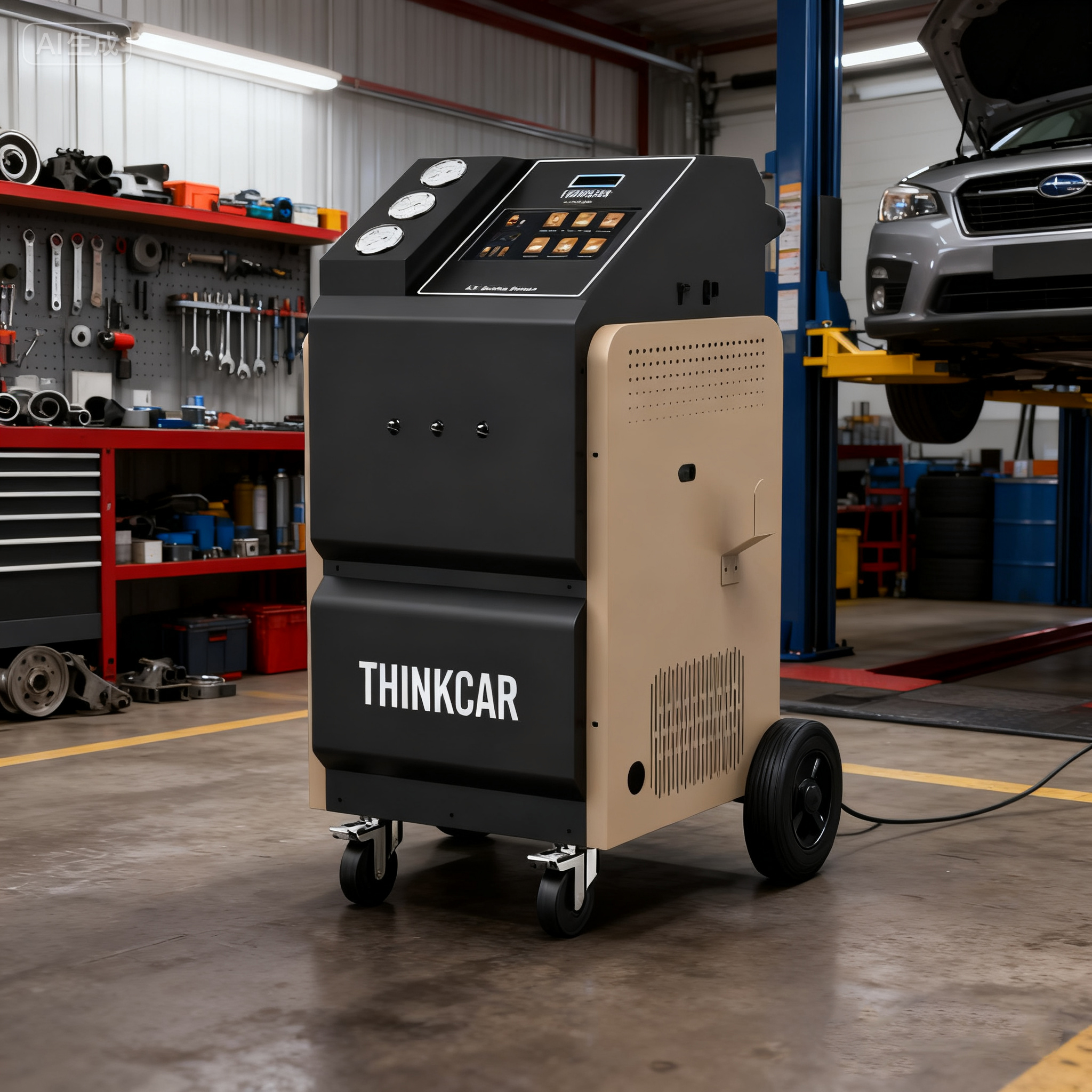 Установка Thinkcar AC100 Pro для заправки кондиционеров с доставкой из Китая в Россию 