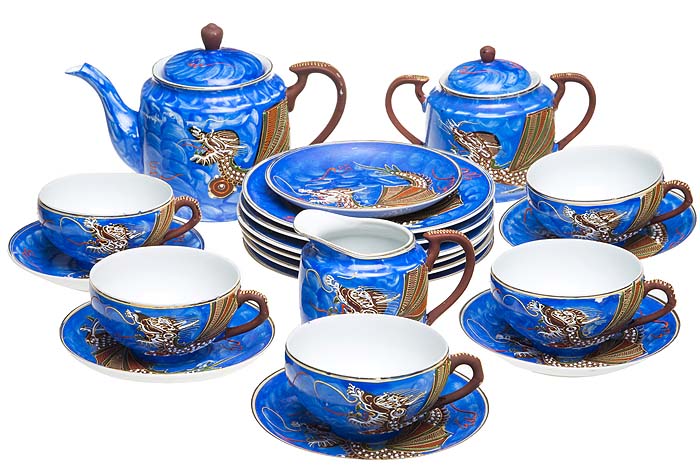 Доставка из Китая фарфоровых сервизов для чая и кофе в подарок бабушке на 8 марта через транспортную компанию ПЭК Гуанчжоу