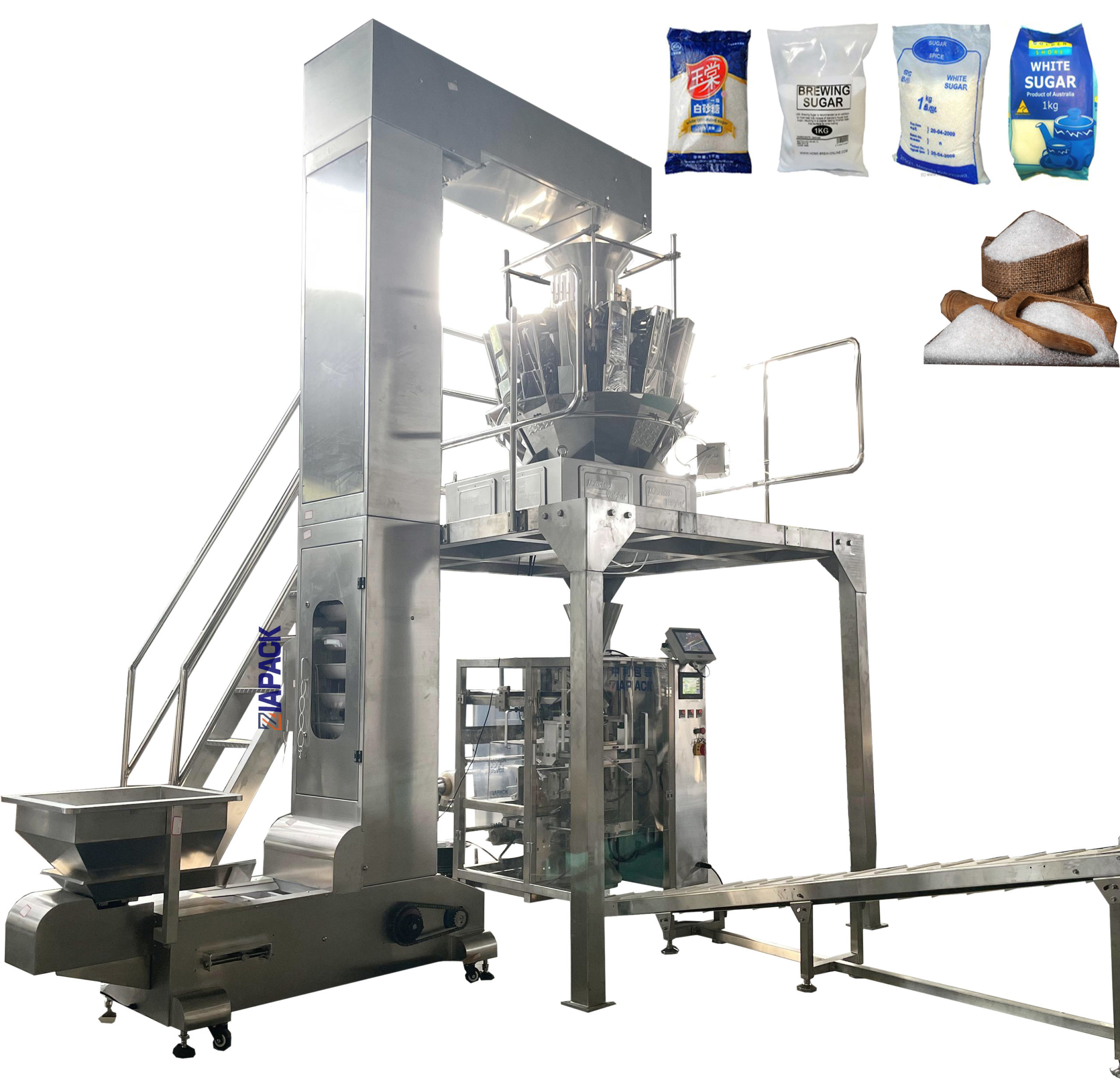 Автоматическая машина для наполнения и запайки сахарных пакетов  из Китая в Россию через ПЭК Китай Гуанчжоу доставка