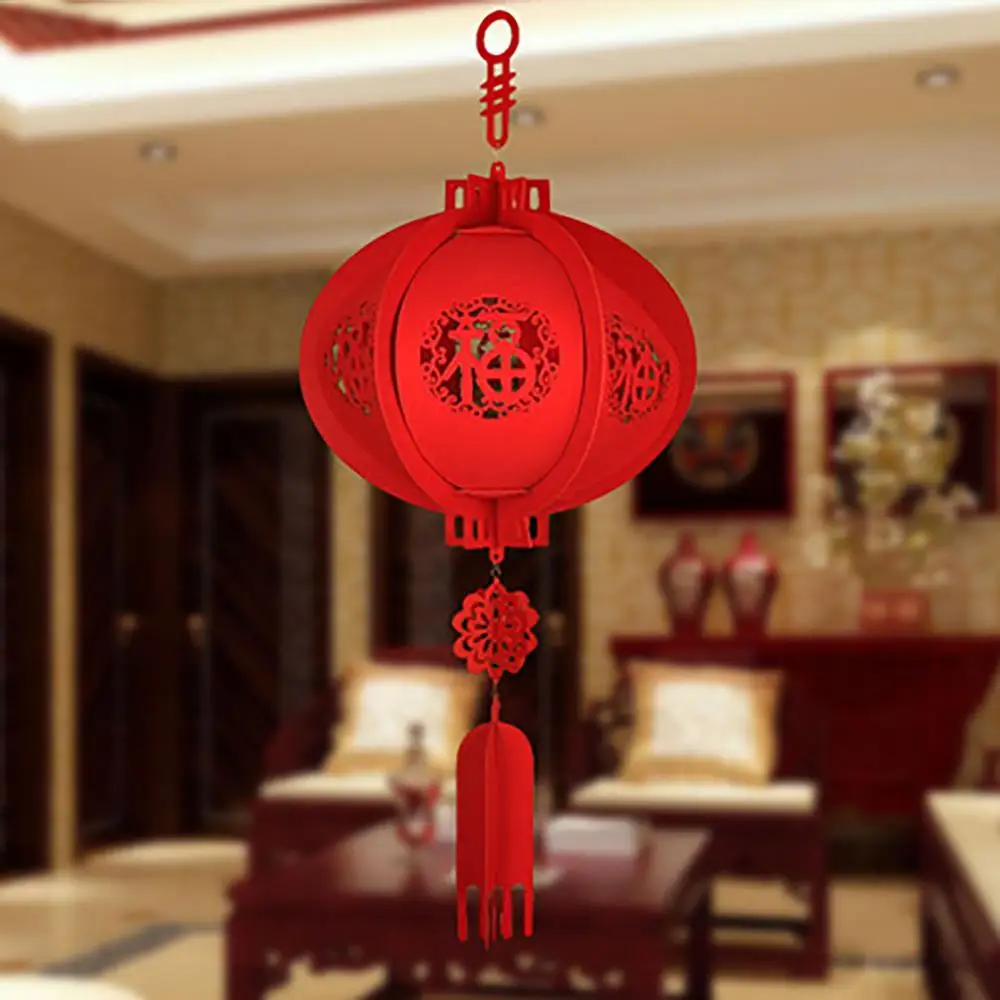 Красные подвесные фонари из Китая